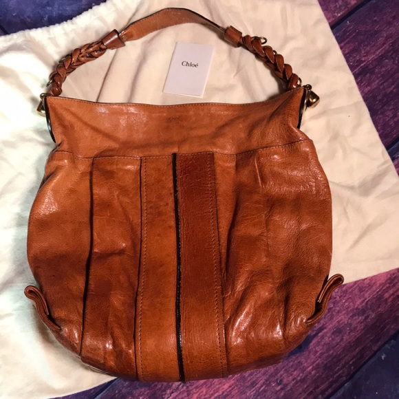 ❌SOLD❌Chloè Heloise Leather Braided Strap Hobo Bag - Picture 2 of 8